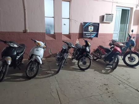 Secuestran seis motocicletas durante un operativo vial en nuestra ciudad